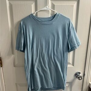 Men’s Abercrombie & Fitch Solid Light Blue T-Shirt